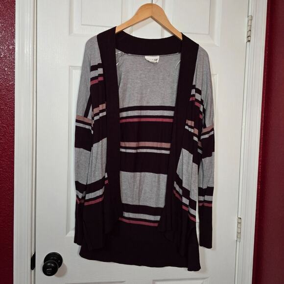 Olive + Oak Erminia Multi-Colored Striped Cardigan Size Large - Picture 3 of 7